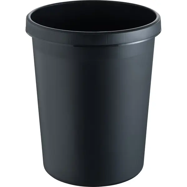 Afvalbak | Kunststof | Zwart | 45L | Open | Ø396x479(h)mm