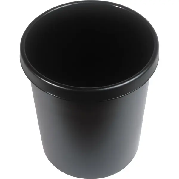 Afvalbak | Kunststof | Zwart | 45L | Open | Ø396x479(h)mm