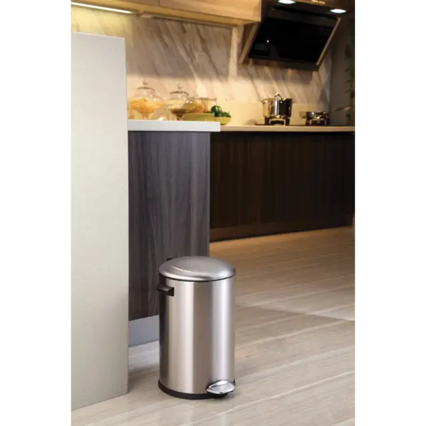 Pedaalemmer | BELLE DELUXE | RVS | 20L | Klapdeksel | Anti Fingerprint | Ø292x485(h)mm