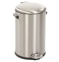 EKO Pedaalemmer | BELLE DELUXE | RVS | 12L | Klapdeksel | Anti Fingerprint | Ø250x412(h)mm