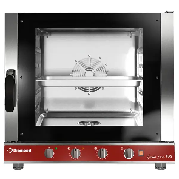 Hetelucht-/Stoomoven | COMBI LINE EVO | 5 Niveaus (GN) | Elektrisch | 20°C/270°C | 7kW (400V) | Bevochtiging (Automatisch) | 780x910x740(h)mm