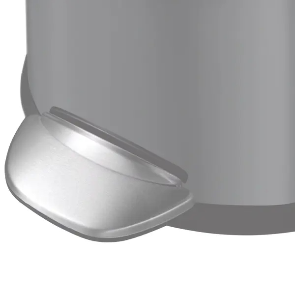 Pedaalemmer | BELLE DELUXE | Grijs | 12L | Klapdeksel | Anti Fingerprint | Ø250x412(h)mm