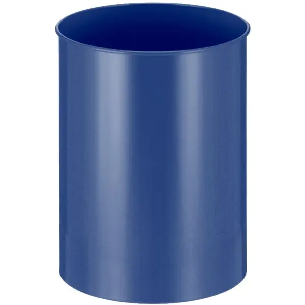 Afvalbak | Metaal | Blauw | 30L | Open | Ø335x470(h)mm