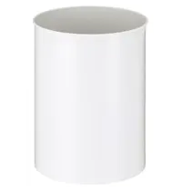 V-Part Afvalbak | Metaal | Wit | 30L | Open | Ø335x470(h)mm 
