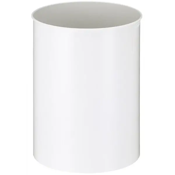 Afvalbak | Metaal | Wit | 30L | Open | Ø335x470(h)mm