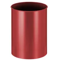 V-Part Afvalbak | Metaal | Rood | 30L | Open | Ø335x470(h)mm 