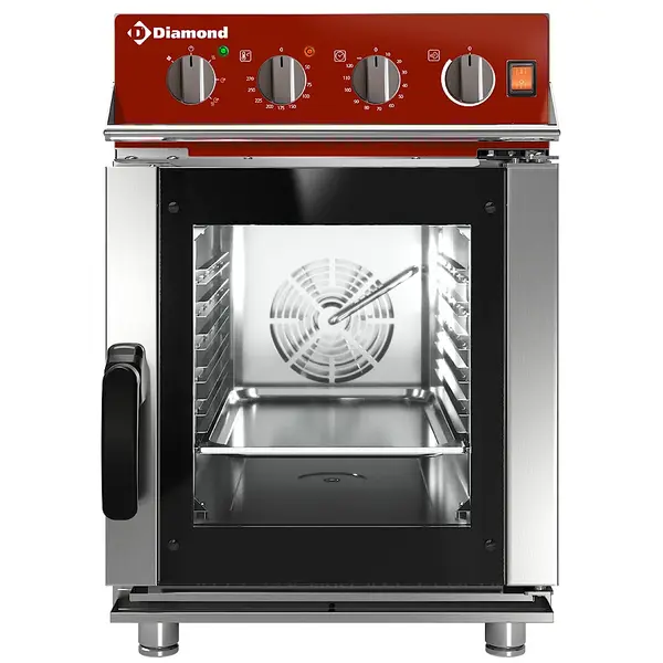 Hetelucht-/Stoomoven | COMBI SMART EVO | 6 Niveaus (2/3 GN) | Elektrisch | 50°C/270°C | 5.5kW (400V) | Bevochtiging (Automatisch) | 519x704x783(h)mm