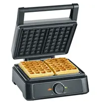 SEVERIN Wafelijzer | Enkel | Belgische Wafels | 1.6kW (230V) | 261x220x112(h)mm