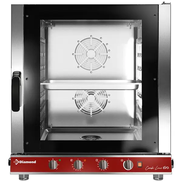 Hetelucht-/Stoomoven | COMBI LINE EVO | 7 Niveaus (1/1 GN) | Elektrisch | 20°C/270°C | 11kW (400V) | Bevochtiging (Automatisch) | 780x910x880(h)mm