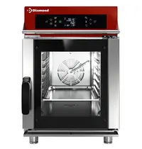 Diamond Hetelucht-/Stoomoven | COMBI SMART EVO | 6 Niveaus (2/3 GN) | Elektrisch | 50°C/270°C | 5.5kW (400V) | Bevochtiging (Automatisch) | Zelfreiniging | 519x704x783(h)mm 
