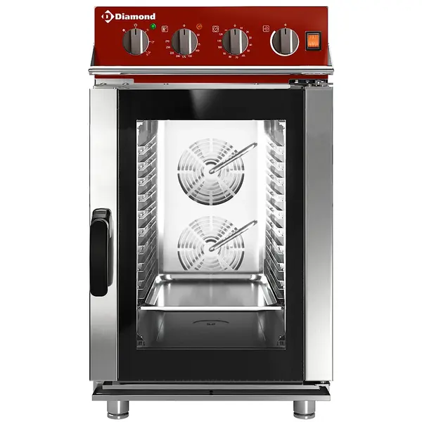 Hetelucht-/Stoomoven | COMBI SMART EVO | 10 Niveaus (1/1 GN) | Elektrisch | 50°C/270°C | 12.5kW (400V) | Bevochtiging (Automatisch) | 519x879x943(h)mm