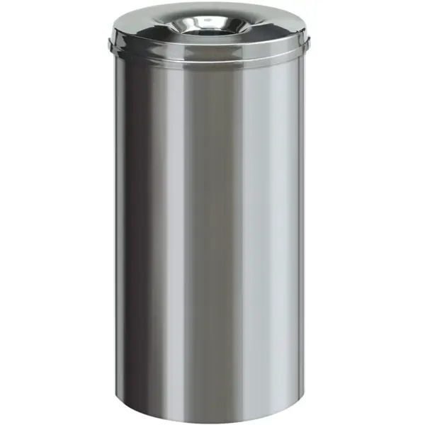 Afvalbak | RVS | 50L | Open | Vlamdovend | Ø335x630(h)mm