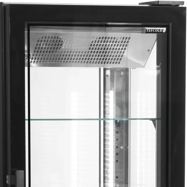 Vriesvitrine | UPD | 364L | Zwart | -18°C/-22°C | Geforceerd | 6 Niveaus | Wielen (Geremd) | 650x650x1950(h)mm