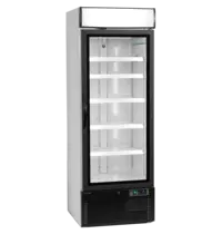 Tefcold Koelkast | NC | 515L | Wit/Zwart | +2°C/+8°C | Geforceerd | Wielen | 680x700x2022(h)mm