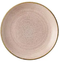 Churchill Coupeborden | STONECAST RAW | Porselein | Beige | 12 Stuks | Ø165mm 
