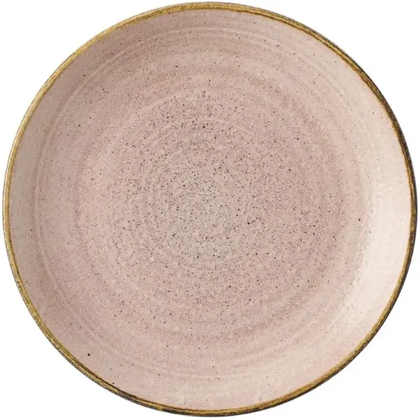 Coupeborden | STONECAST RAW | Keramiek | Beige | 12 Stuks | Ø165mm