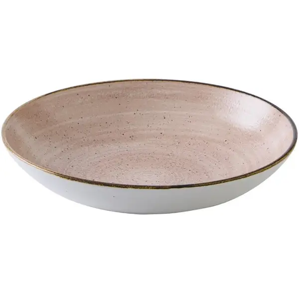 Coupeschalen | STONECAST RAW | Keramiek | Beige | 12 Stuks | Ø248x36(h)mm