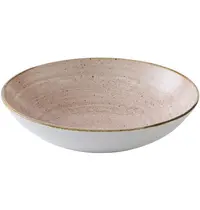 Churchill Coupeschalen | STONECAST RAW | Porselein | Beige | 12 Stuks | Ø182x30(h)mm