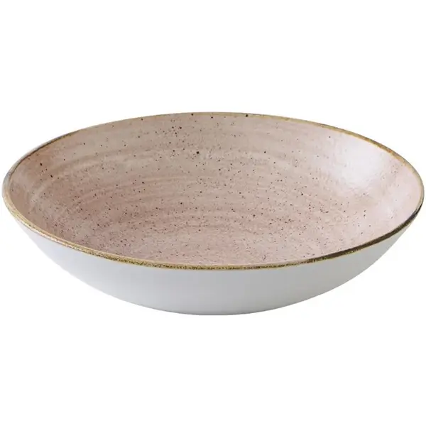 Coupeschalen | STONECAST RAW | Porselein | Beige | 12 Stuks | Ø182x30(h)mm