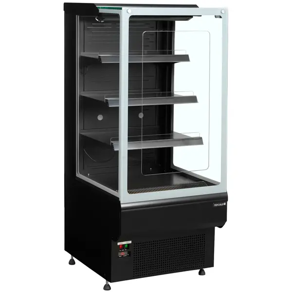 Wandkoeling | NOC | Zwart | 0°C/+6°C | Geforceerd | Open | Optionele Eilandopstelling | 600x740x1395(h)mm