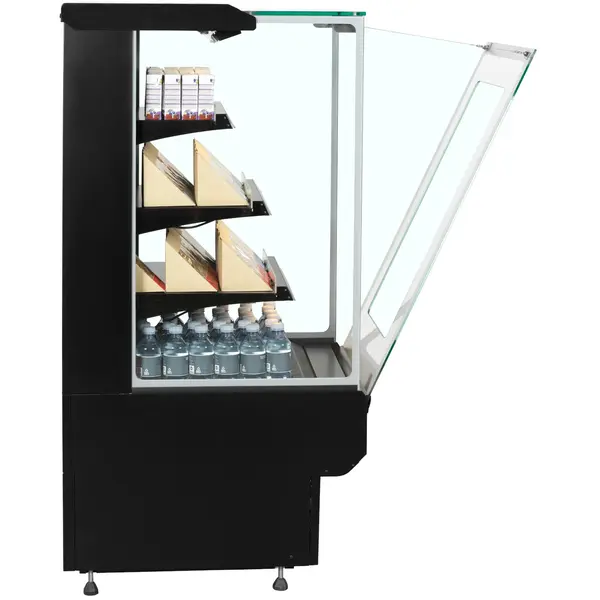 Wandkoeling | NOC | Zwart | 0°C/+6°C | Geforceerd | Open | Optionele Eilandopstelling | 600x740x1395(h)mm