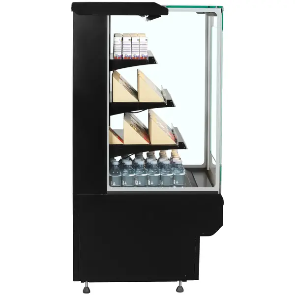Wandkoeling | NOC | Zwart | 0°C/+6°C | Geforceerd | Open | Optionele Eilandopstelling | 600x740x1395(h)mm