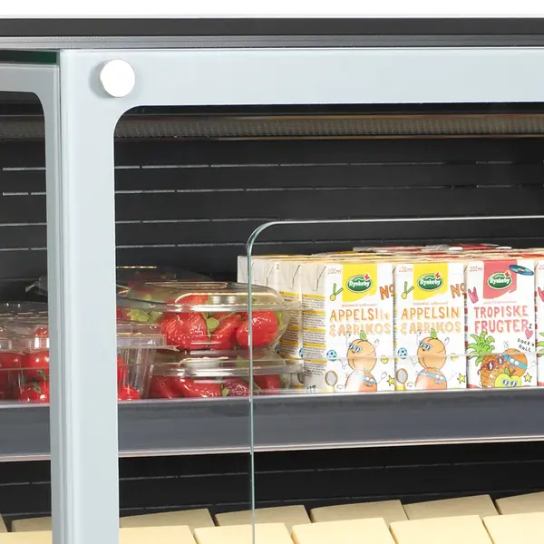 Wandkoeling | NOC | Zwart | 0°C/+6°C | Geforceerd | Open | Optionele Eilandopstelling | 600x740x1395(h)mm