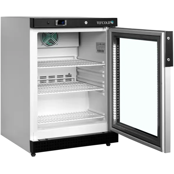 Vrieskast | SERIE U | 200L | RVS | -10°C/-24°C | Geforceerd | Wielen | 600x595x850(h)mm
