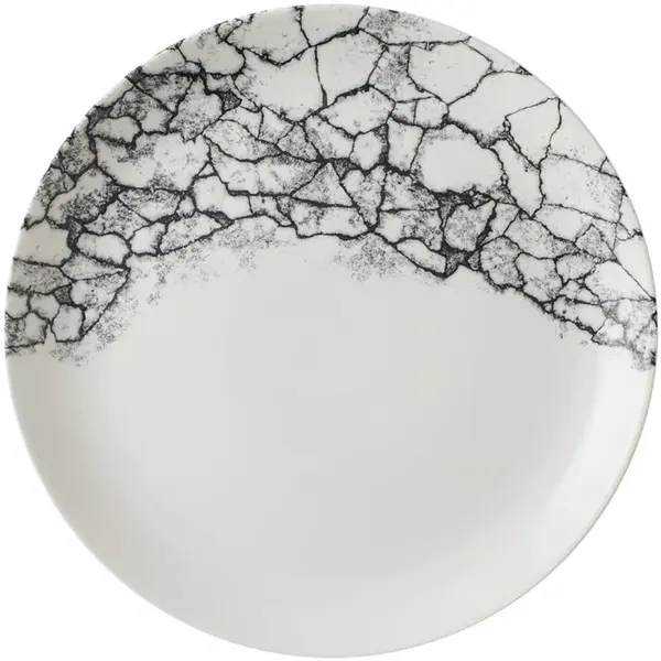 Coupeborden | KINTSUGI ACCENTS | Keramiek | Wit | 12 Stuks | 217mm