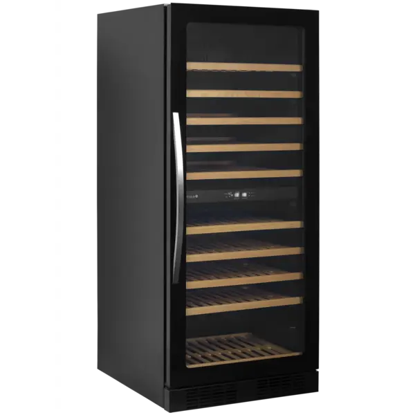 Wijnkoelkast | SERIE TFW | 270L (119x 75cl) | Zwart | 2 Zones | +5°C/+18°C | Statisch + Ventilator | 595x680x1390(h)mm