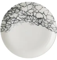 Churchill Coupeborden | KINTSUGI ACCENTS | Keramiek | Wit | 12 Stuks | Ø165mm 