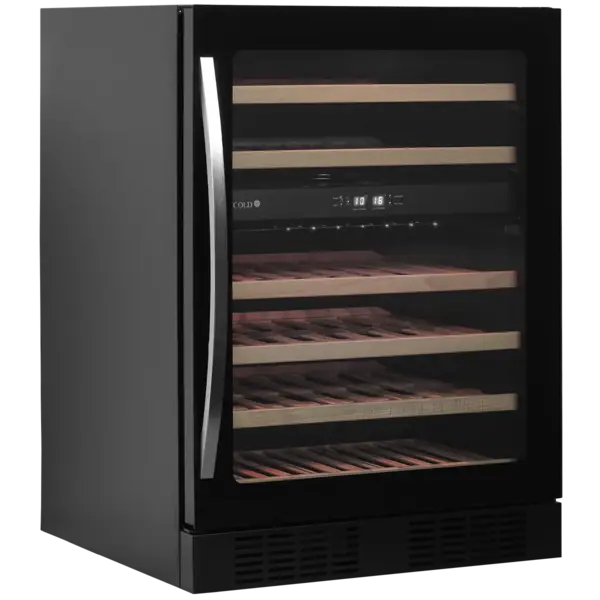 Wijnkoelkast | SERIE TFW | 155L (46x 75cl) | Zwart | 2 Zones | +5°C/+18°C | Statisch + Ventilator | 595x570x820(h)mm