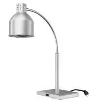 CombiSteel Warmhoudlamp | Zilver | Zwenkbaar | Max. 250W | 268x203x660(h)mm
