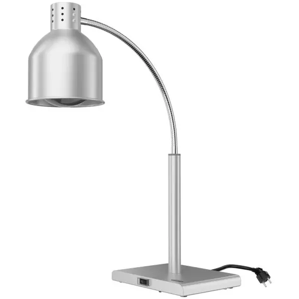 Warmhoudlamp | Zilver | Zwenkbaar | Max. 250W | 268x203x660(h)mm