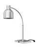 CombiSteel Warmhoudlamp | Zilver | Zwenkbaar | Max. 250W | 268x203x660(h)mm 