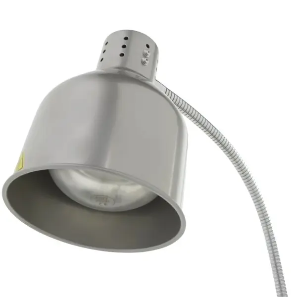 Warmhoudlamp | Zilver | Zwenkbaar | Max. 250W | 268x203x660(h)mm
