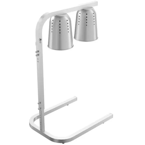Warmhoudbrug | Aluminium | Hoogte Verstelbaar | Infraroodlampen (2x 250W) | 1/1 GN | 453x360x790(h)mm