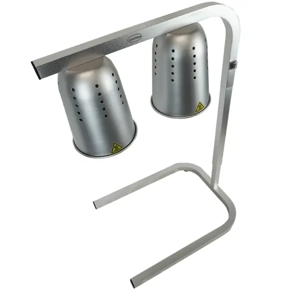 Warmhoudbrug | Aluminium | Hoogte Verstelbaar | Infraroodlampen (2x 250W) | 1/1 GN | 453x360x790(h)mm