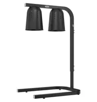 CombiSteel Warmhoudbrug | Zwart | Hoogte Verstelbaar | Infraroodlampen (2x 250W) | 1/1 GN | 453x360x790(h)mm