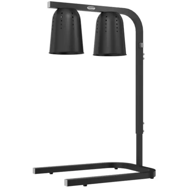 Warmhoudbrug | Zwart | Hoogte Verstelbaar | Infraroodlampen (2x 250W) | 1/1 GN | 453x360x790(h)mm