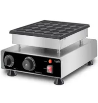 CombiSteel Poffertjesplaat | 50°C/300°C | RVS | Elektrisch | 0.9kW (230V) | 300x330x190(h)mm