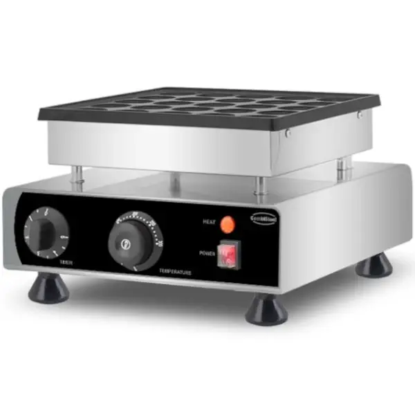 Poffertjesplaat | 50–300°C | RVS | Elektrisch | 0.9kW (230V) | 300x330x190(h)mm