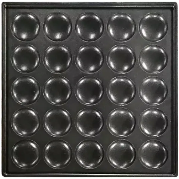 Poffertjesplaat | 50–300°C | RVS | Elektrisch | 0.9kW (230V) | 300x330x190(h)mm