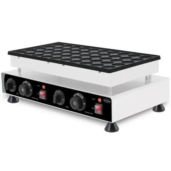 Poffertjesplaat | 50–300°C | RVS | Elektrisch | 1.8kW (230V) | 540x335x200(h)mm
