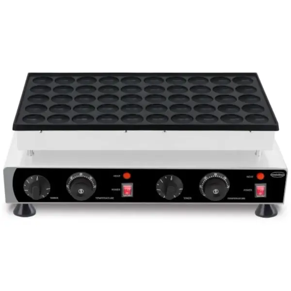 Poffertjesplaat | 50–300°C | RVS | Elektrisch | 1.8kW (230V) | 540x335x200(h)mm
