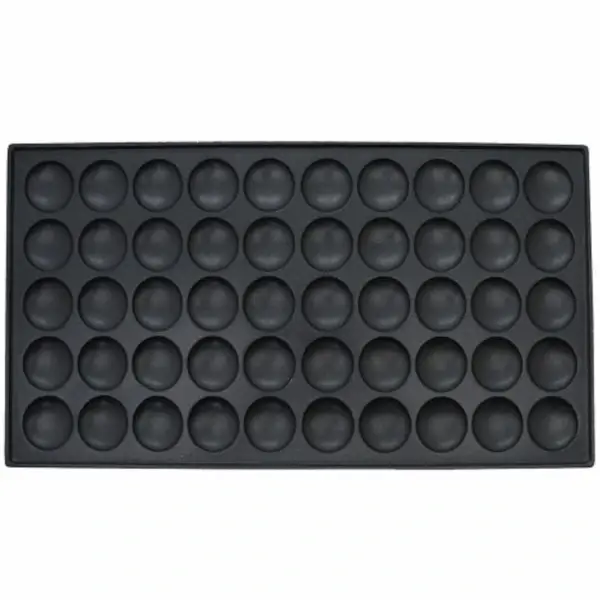 Poffertjesplaat | 50–300°C | RVS | Elektrisch | 1.8kW (230V) | 540x335x200(h)mm