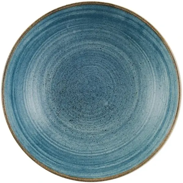 Coupeschalen | STONECAST RAW | Porselein | Turquoise | 12 Stuks | Ø248x36(h)mm