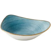 Churchill Schalen | STONECAST RAW | Porselein | Turquoise | 12 Stuks | Ø178mm 