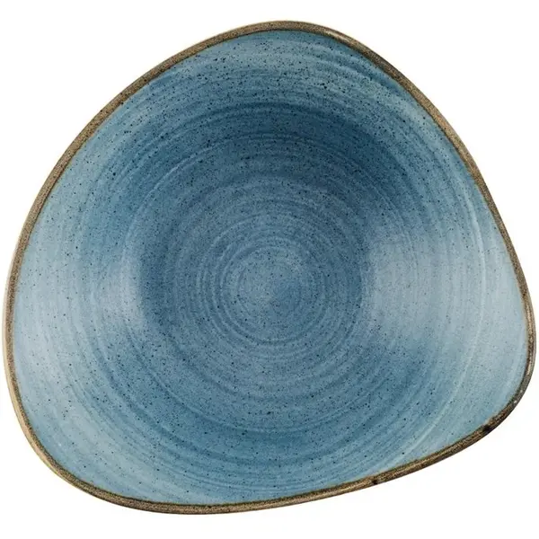 Schalen | STONECAST RAW | Porselein | Turquoise | 12 Stuks | Ø228mm
