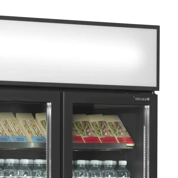 Koelkast | SERIE FSC | 707L | Zwart | +2°C/+10°C | Geforceerd | Draaideuren | Wielen | 890x740x1990(h)mm